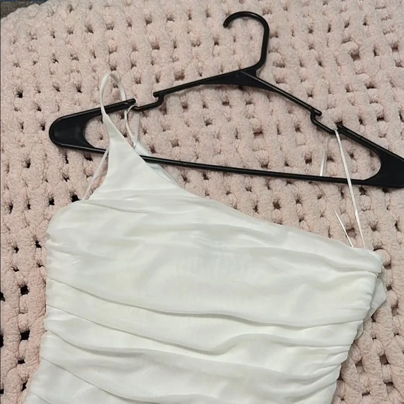 Princess Polly White One Shoulder Sheath Dress - Picture 3 of 4